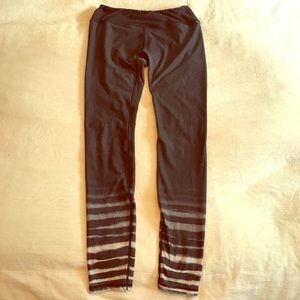 Kyodan Black Leggings with Stripes